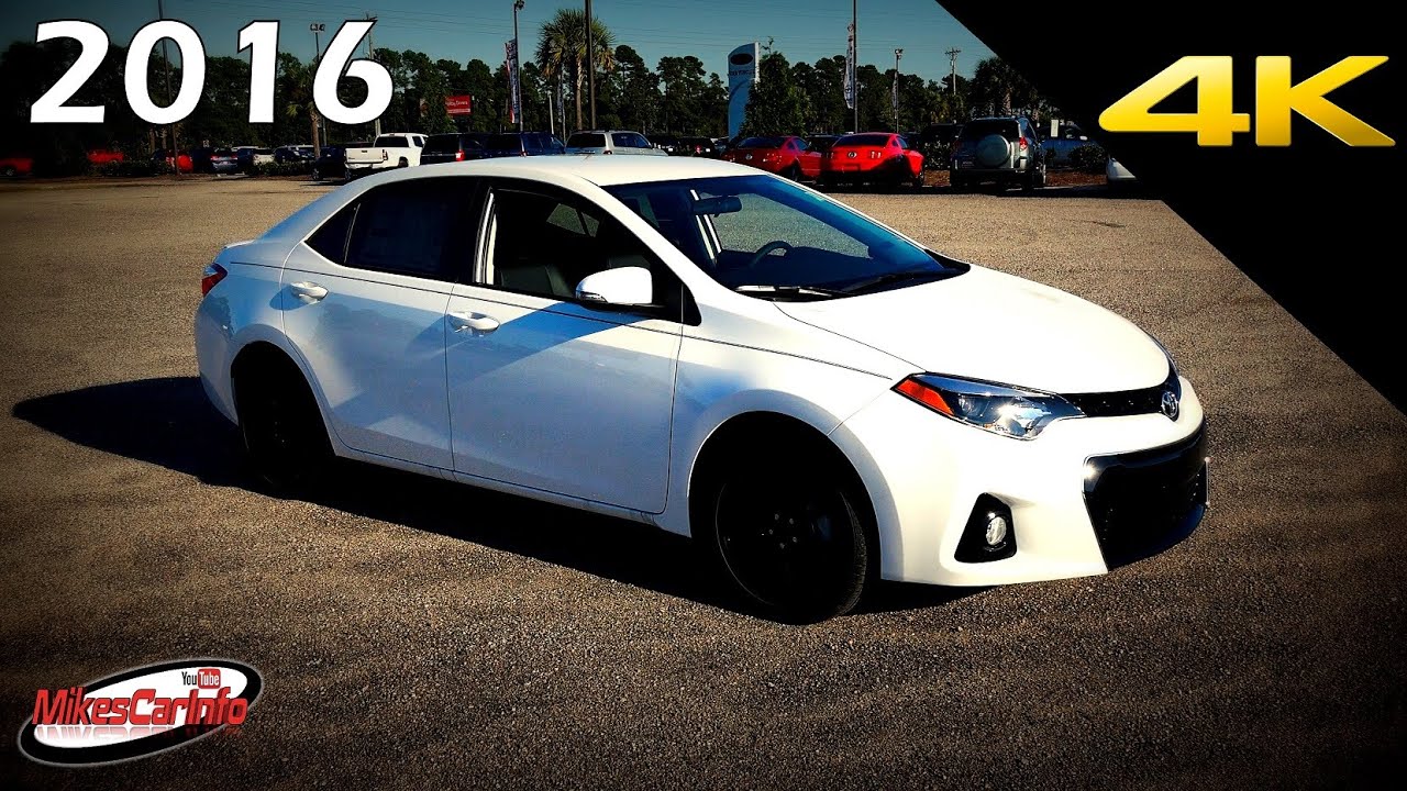 👉 2016 Toyota Corolla S w/Special Edition Pkg - Ultimate In-Depth Look in 4K