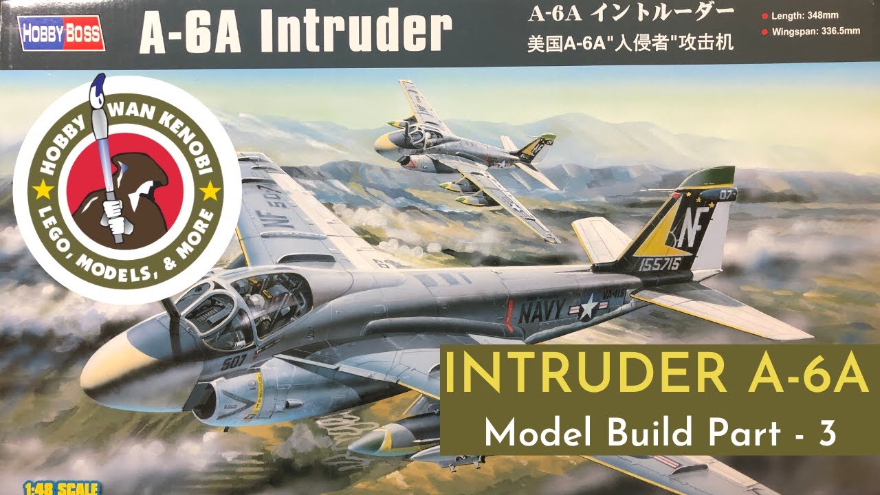 Plastic Scale Model Build - HobbyBoss A-6A Intruder  1/48 - Part 3,  Ejection Seats