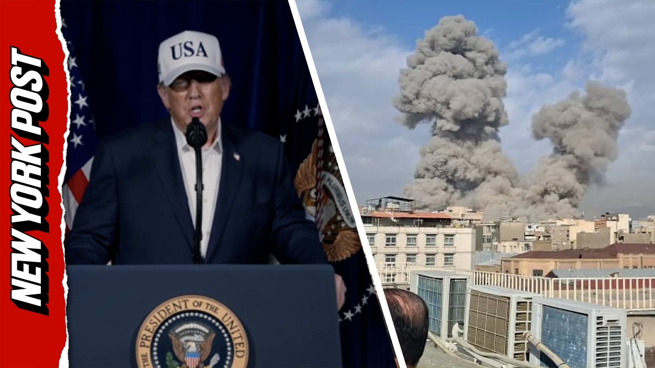 Watch Trump's full statement on launch of 'major combat operations in Iran'