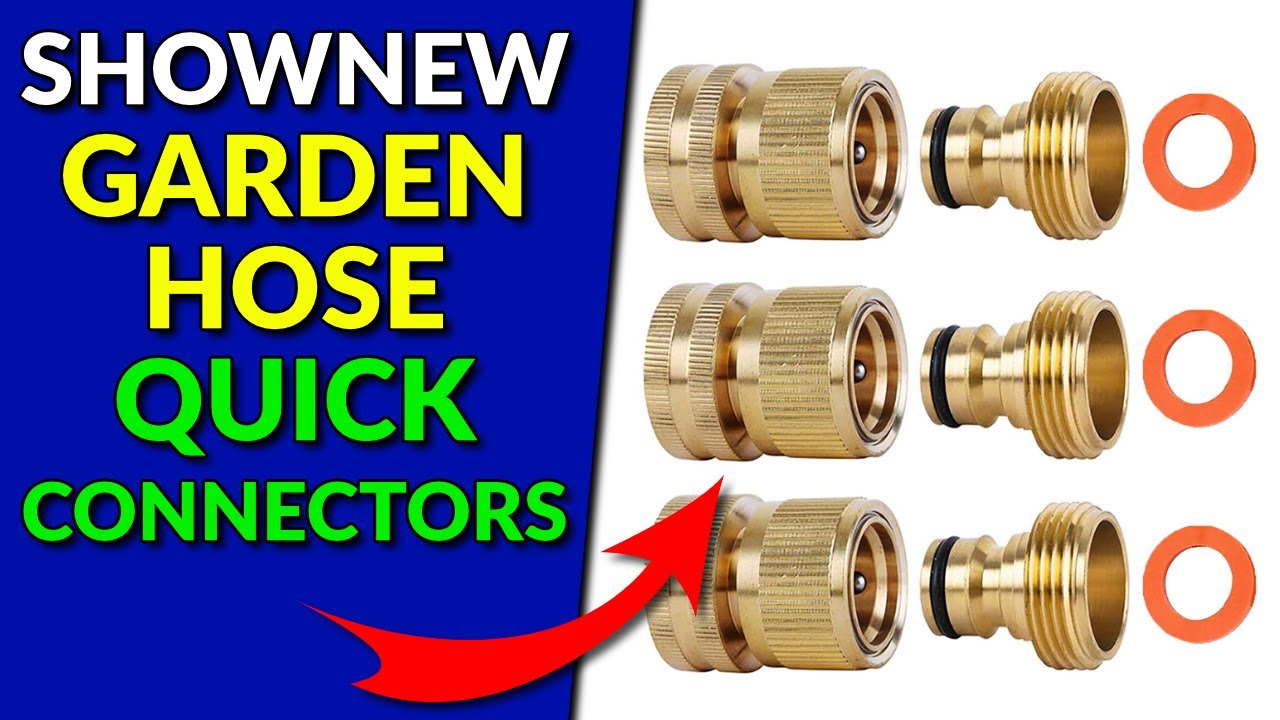 SHOWNEW Garden Hose Quick Connectors