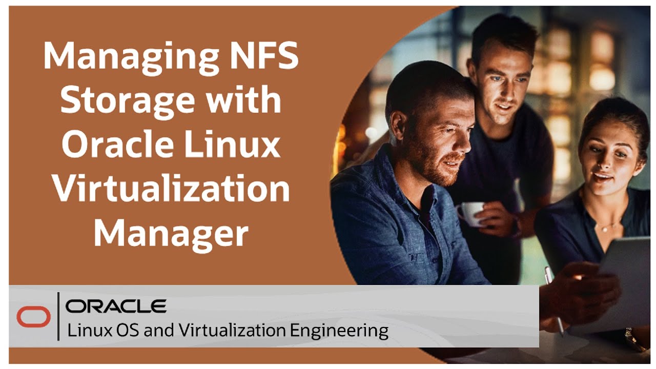 Управление хранилищем NFS с помощью Oracle Linux Virtualization Manager