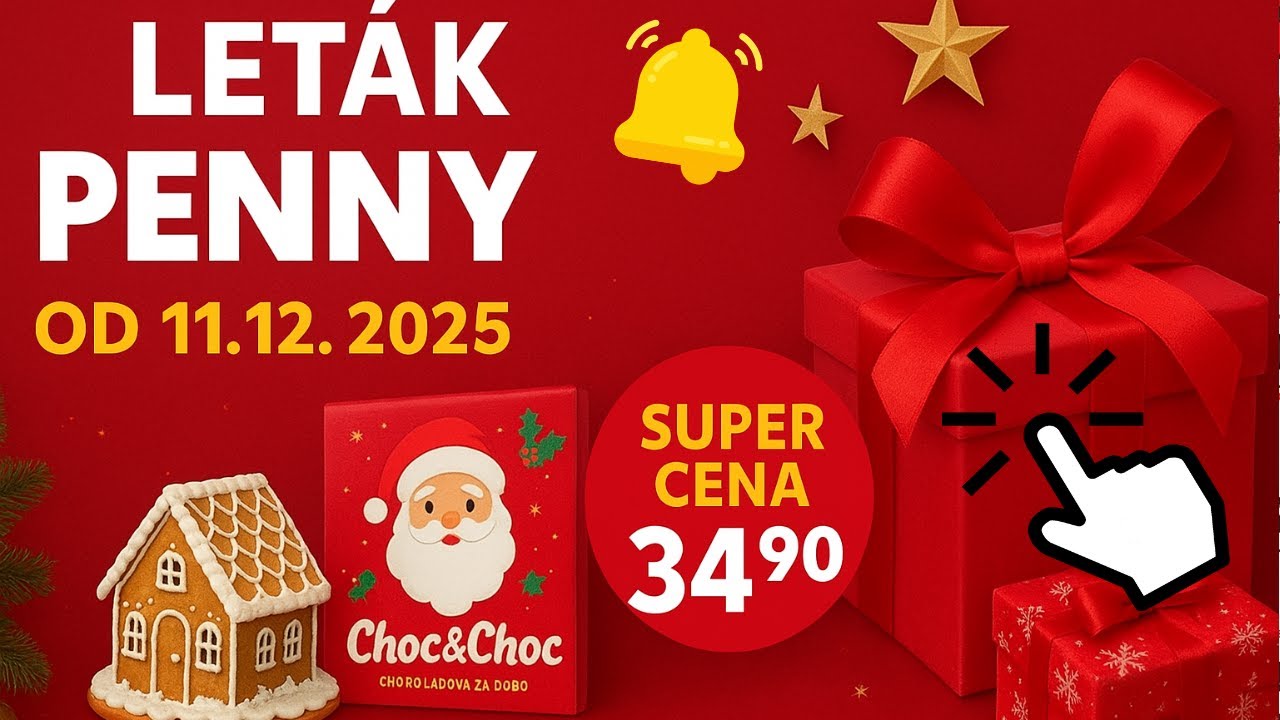 🛒 LET&Aacute;K PENNY od 11.12.2025 &mdash; Świąteczne hity i super ceny! ⭐ V&aacute;nočn&iacute; nab&iacute;dky!