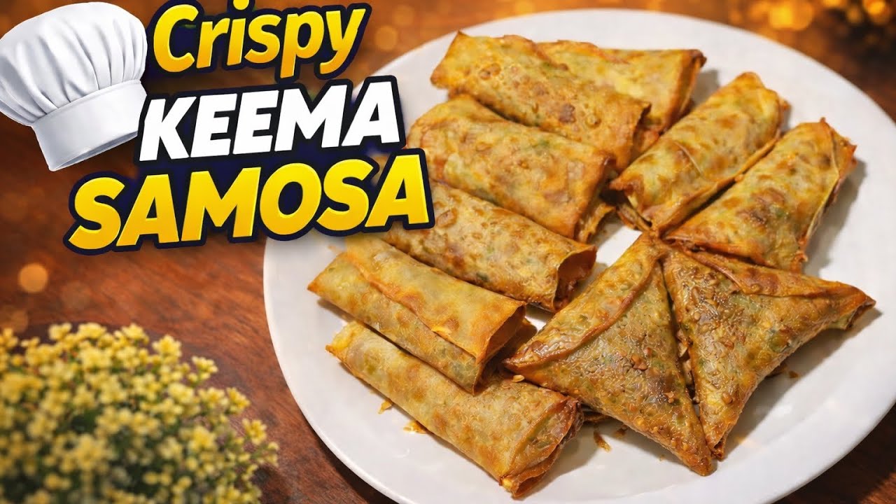 कम मेहनत में बनाए ढाबा स्टाइल कीमा समोसा ओर रोल घर पर| Crispy Keema Samosa And Roll | Dilserasoi