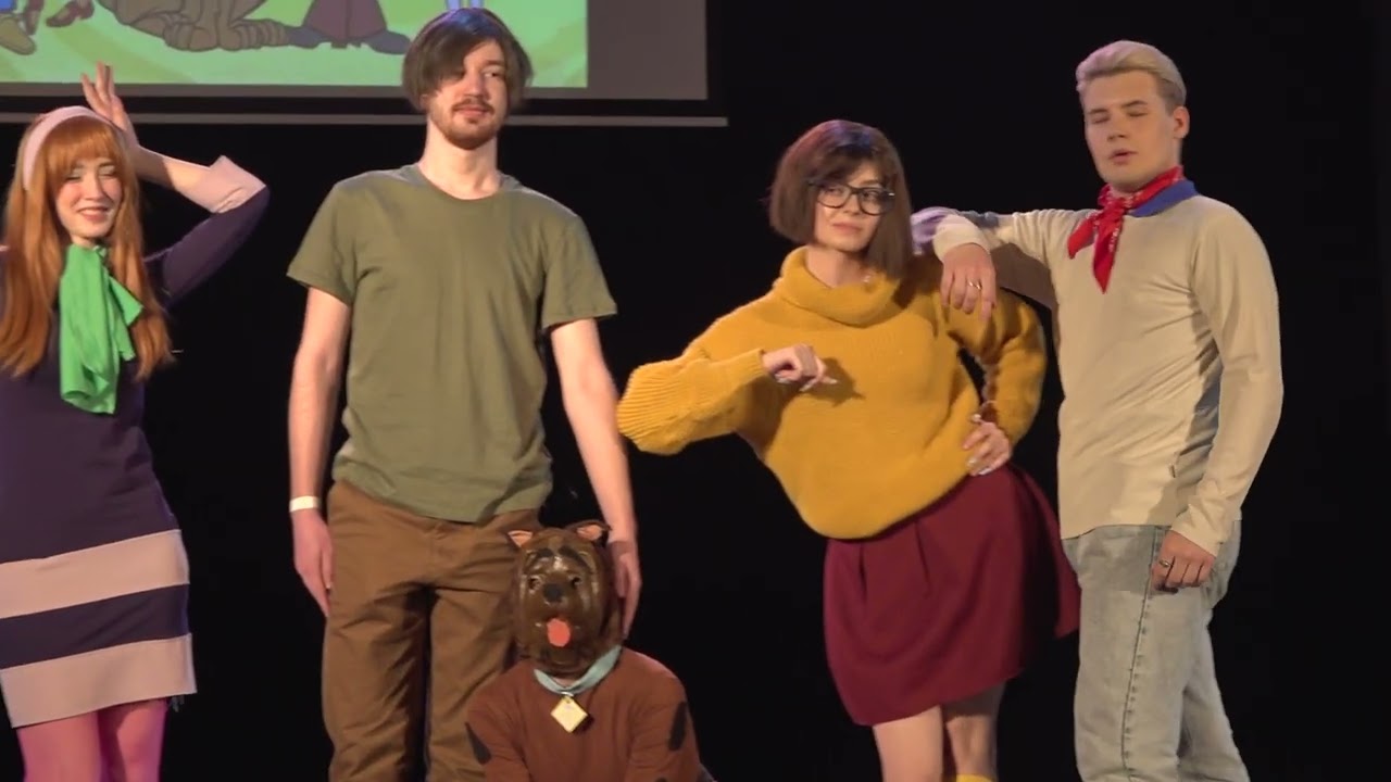 Канон дефиле-Назойливые детишки-Скуби Дуу(Scooby Doo)-Скуби Ду, Дафна Блейк, Фред Джонс, Велма Динкл