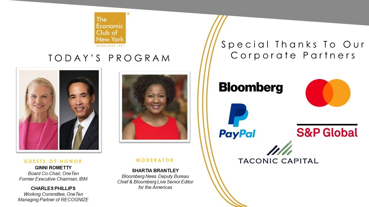 ECNY Events - Ginni Rometty and Charles Phillips