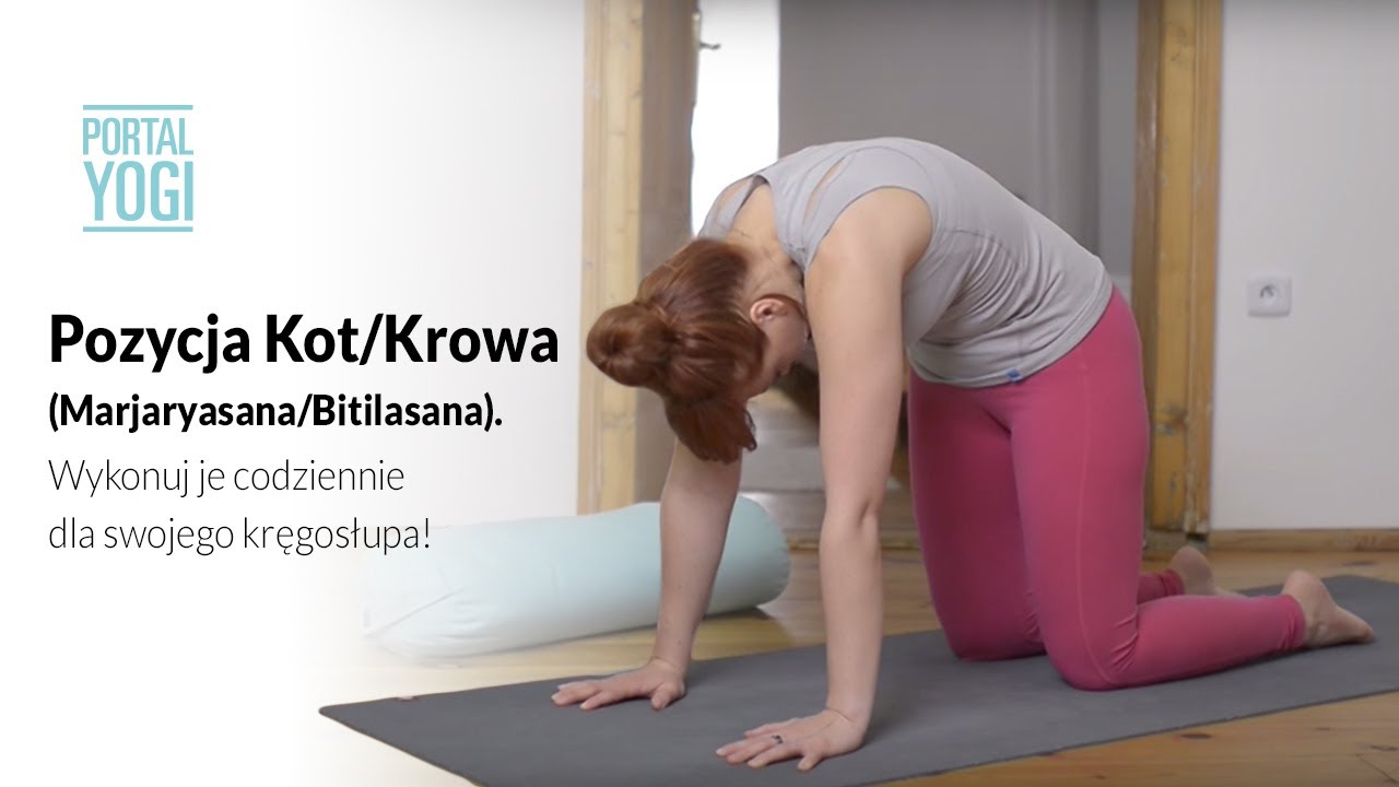 Pozycja Kot/Krowa 🐈/🐄 (Marjaryasana/Bitilasana). Wykonuj je codziennie dla swojego kręgosłupa!