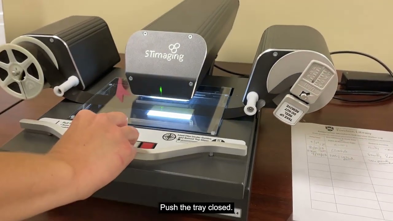 Microform Materials and Scanning Machine Tutorial