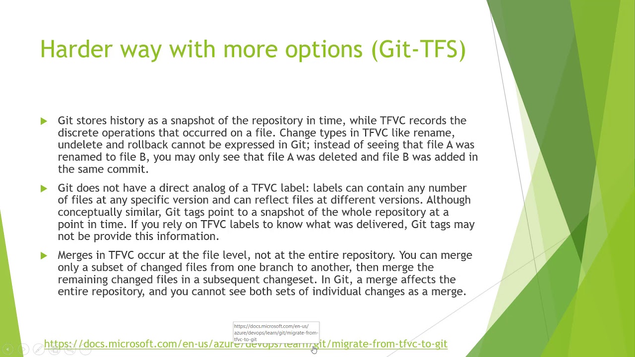 Migrating from TFVC to Git