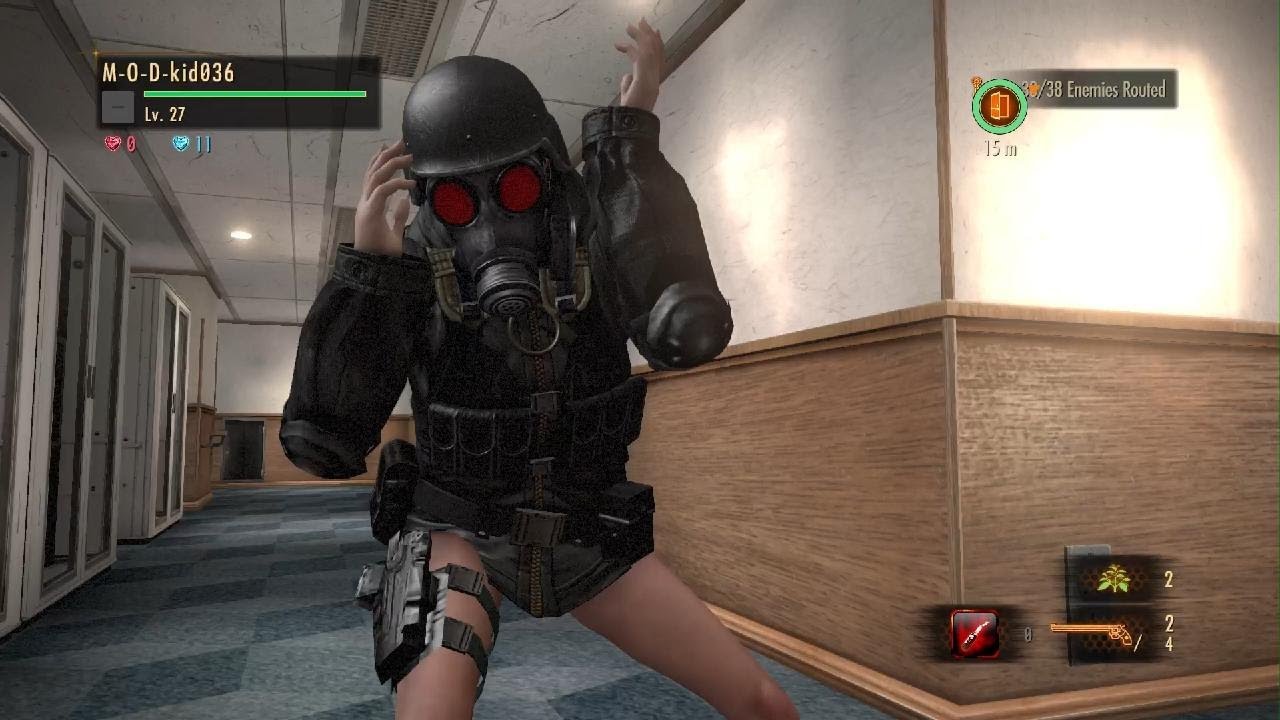 RESIDENT EVIL REVELATIONS 2 LADY HUNK Raid Mode Mission 3-2 Hard (PS5)