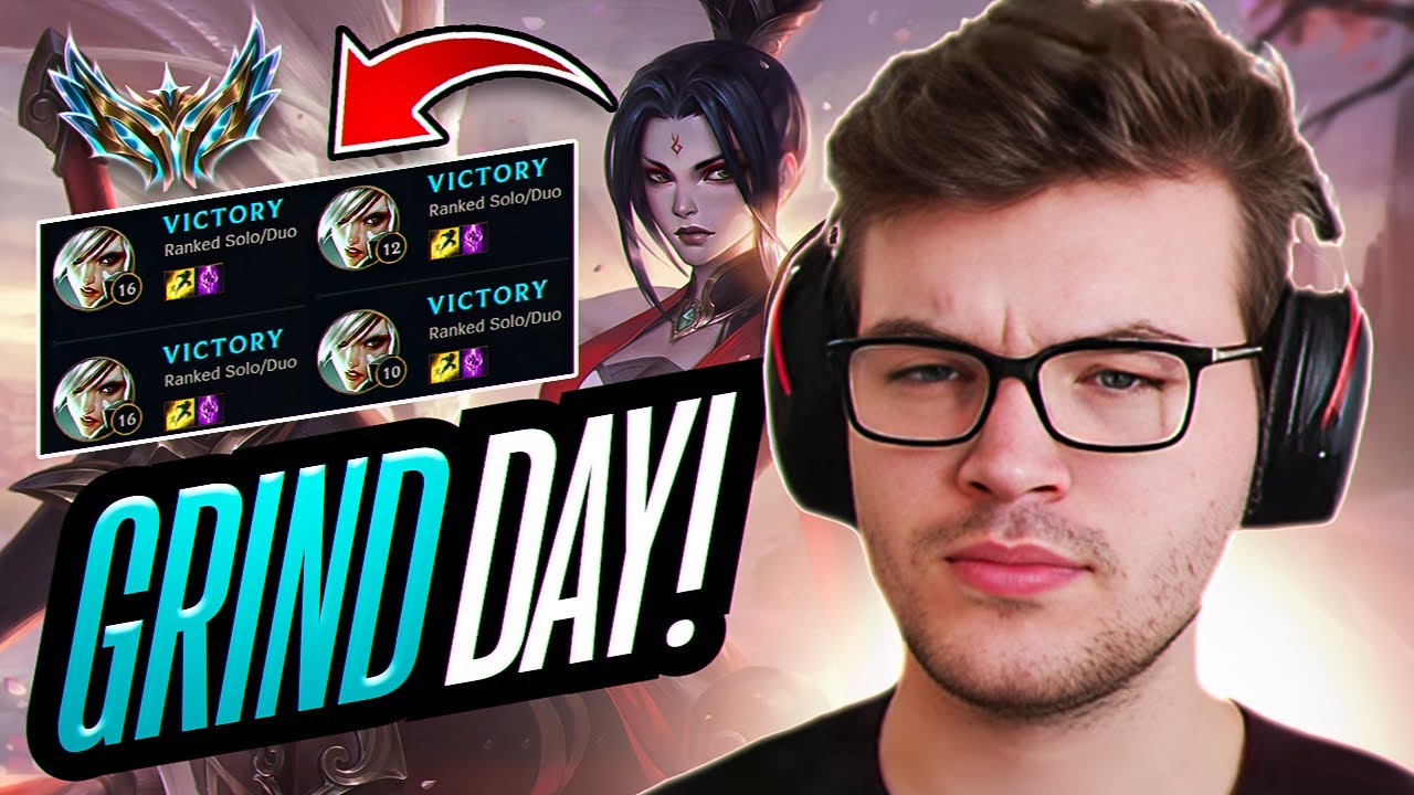 First FULL Day of Grinding back to CHALLENGER - HARD session today
