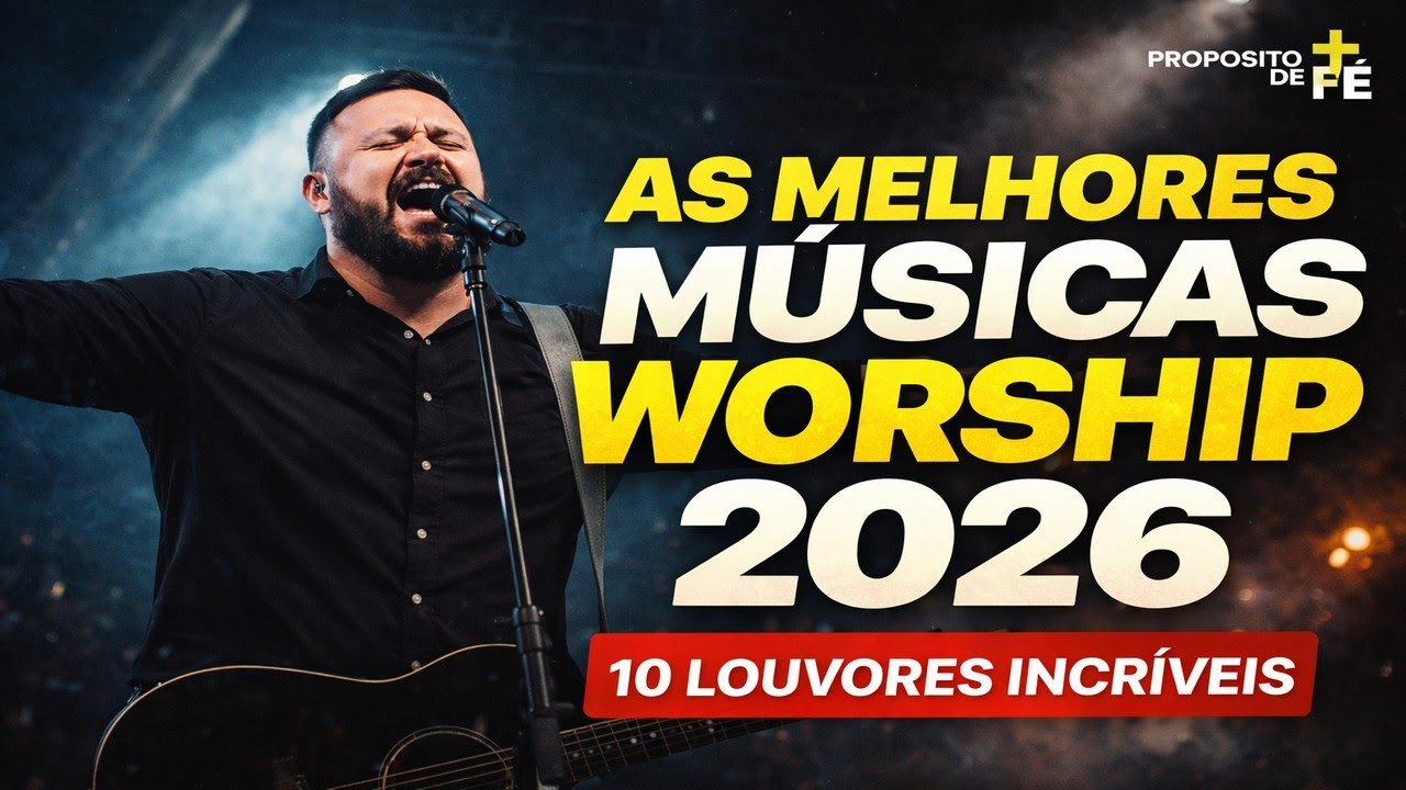 As Melhores Músicas Worship 2026 | 10 Louvores Para Adorar e Celebrar a Deus