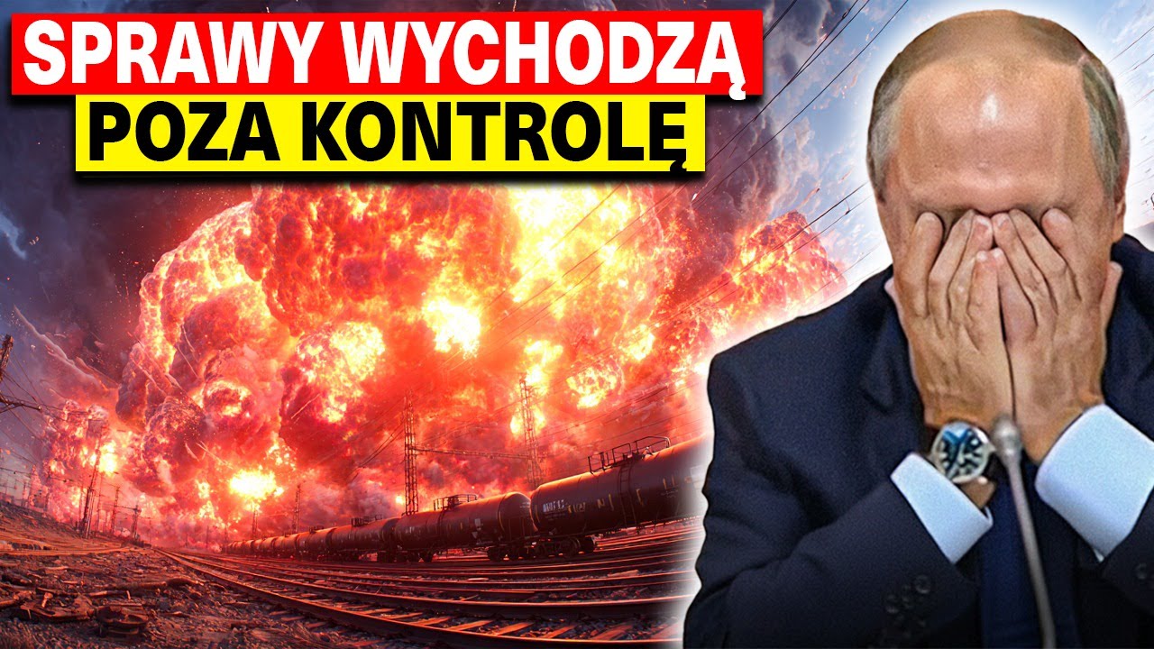 Główna kolej w Permie zniszczona: Pociągi z paliwem stoją, kryzys benzynowy na ulicach