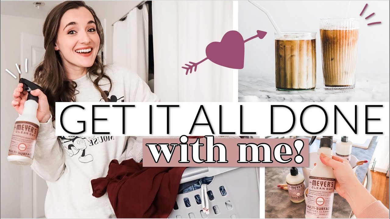 NEW! Productive Day In The Life Of A Mom | Cleaning + Coffee Recipe GET IT ALL DONE MINIMAL MOM OF 3