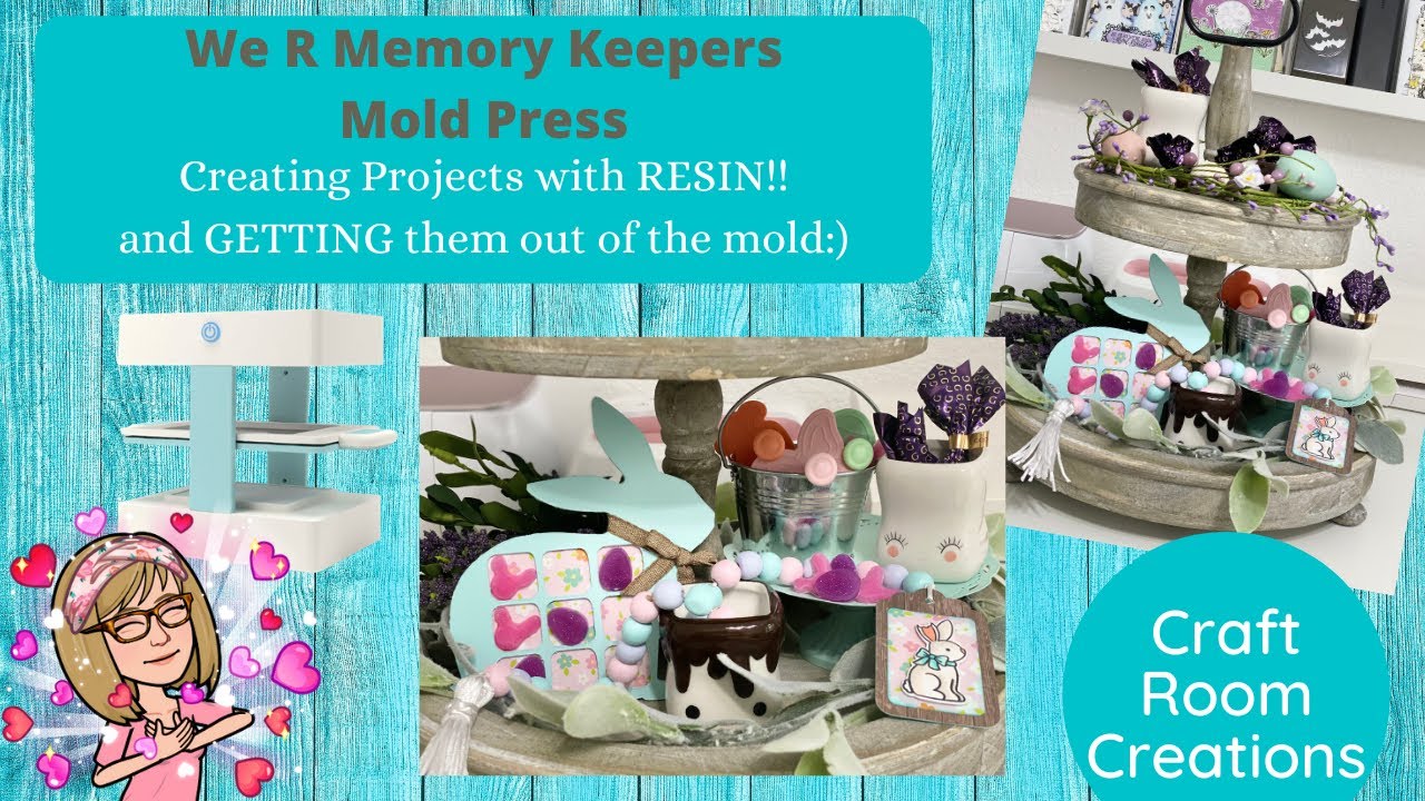 We R Memory Keepers Mold Press Resin Project 101!  How to get the resin out of the WRMK mold:)