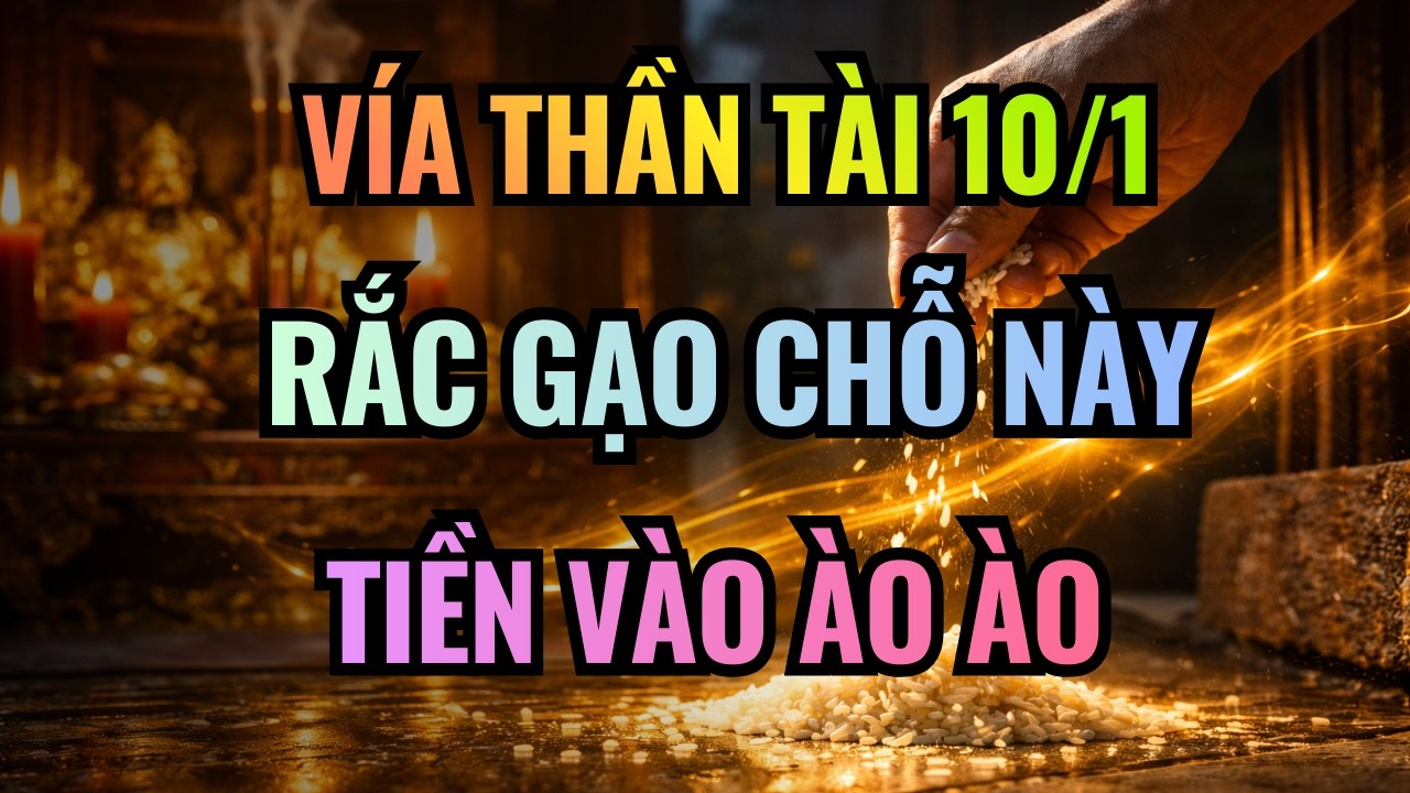 Ít Người Biết: Rắc Gạo Muối Ngày Vía Thần Tài Giàu Lên Rõ Rệt