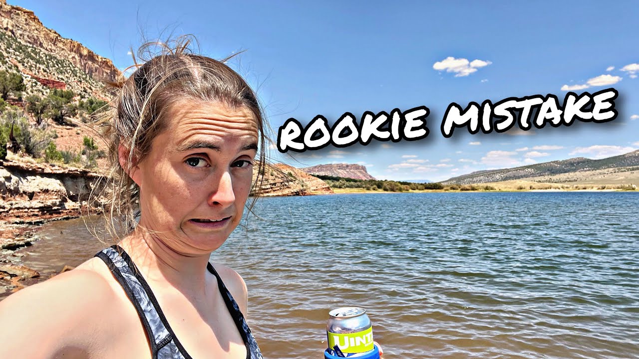 Paddleboarder Vs. River Current/Wind [Flaming Gorge, Utah]