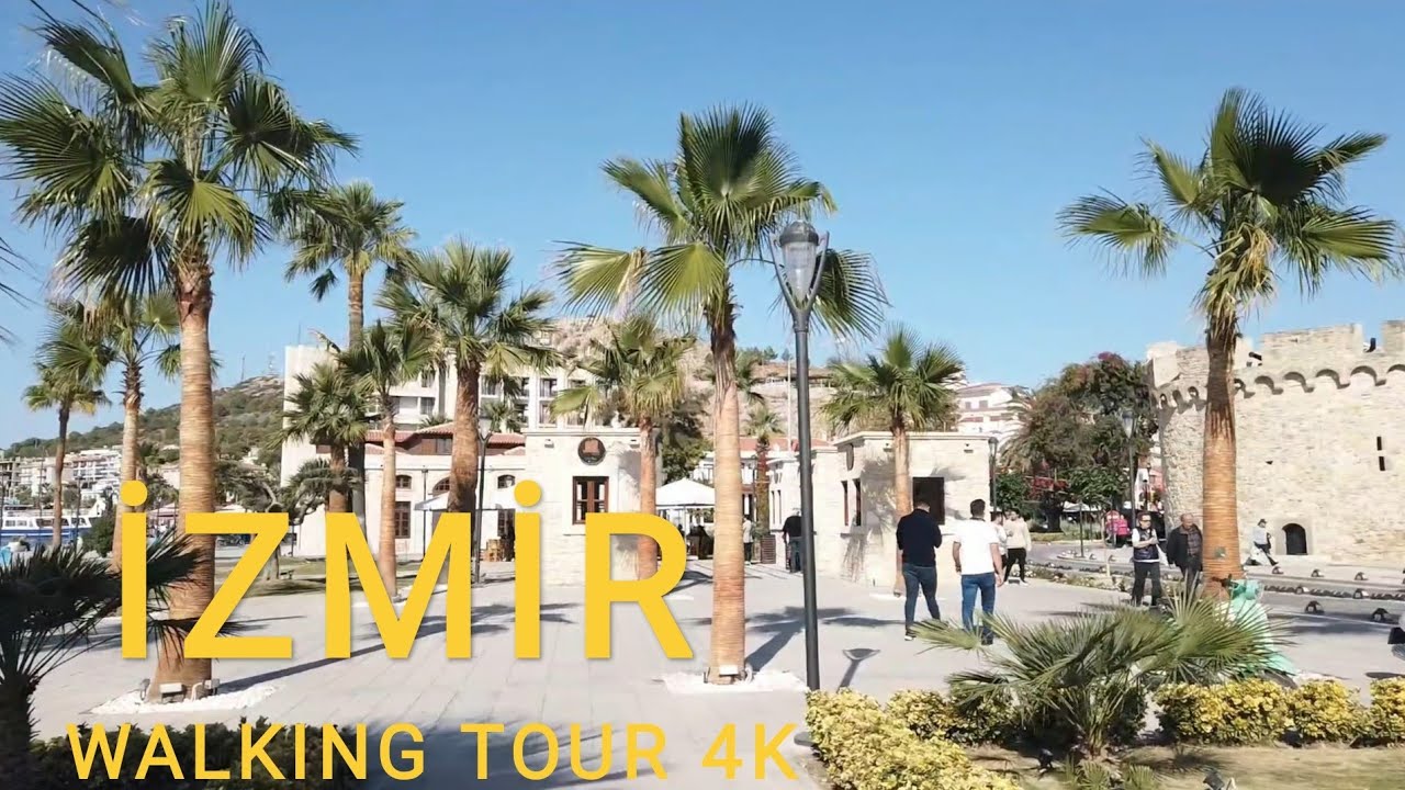 Cesme, Izmir - November 2022 - City center - 4K UHD Walking Tour ( 16min ) - Turkey Explorer