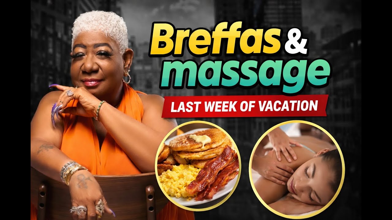 Breffas & massage.....Last week of vacation #luenell #viralvideo