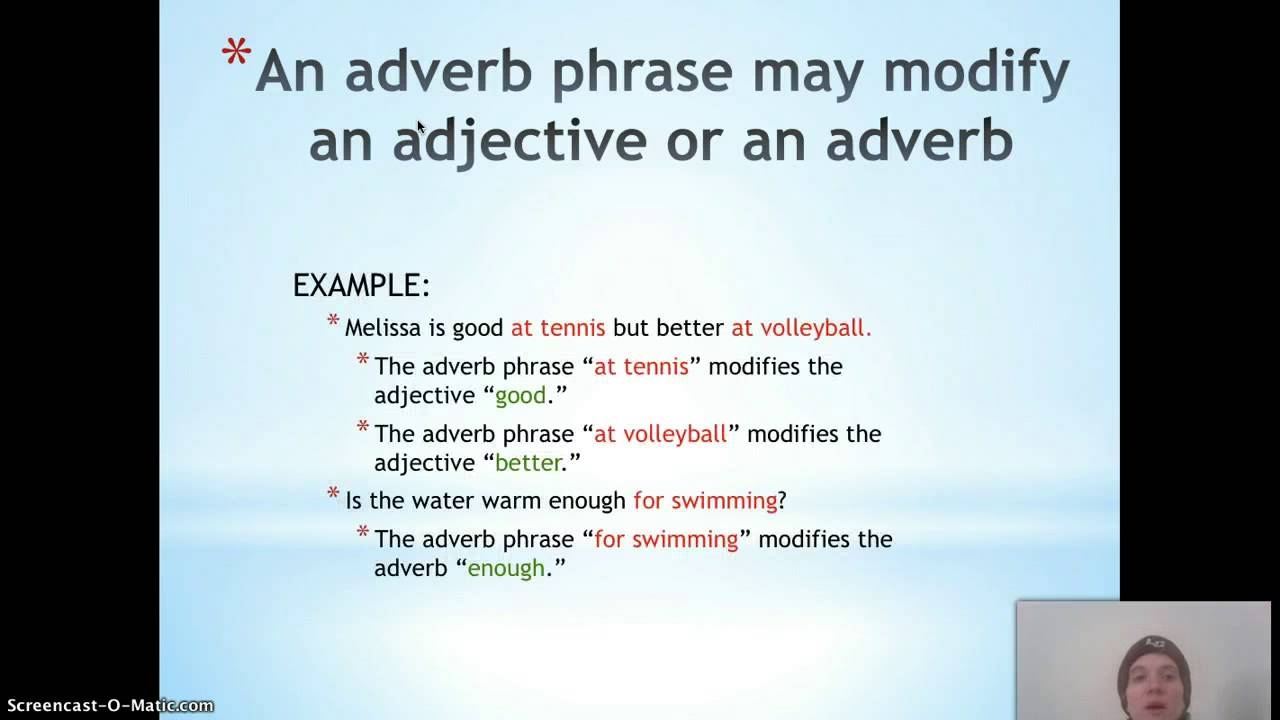 Adverb Phrases