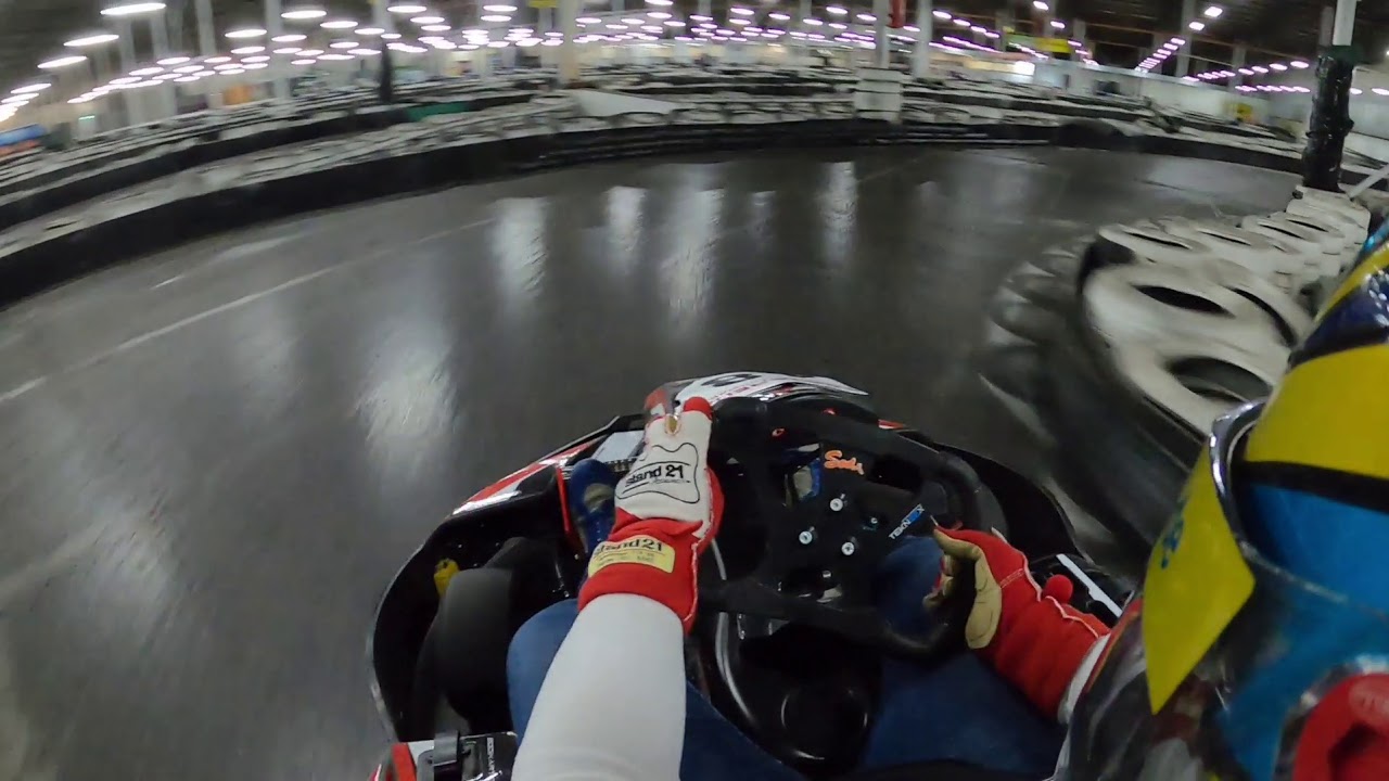 Kartclub NRW Kartarena Dinslaken Lauf 10 10.6.2020 im Dunkeln