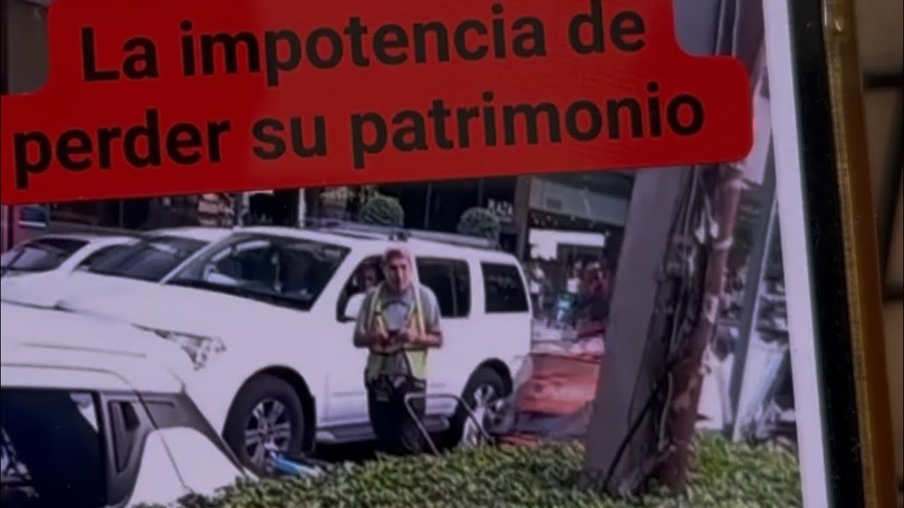 La frustración de este pobre ciudadano ! 