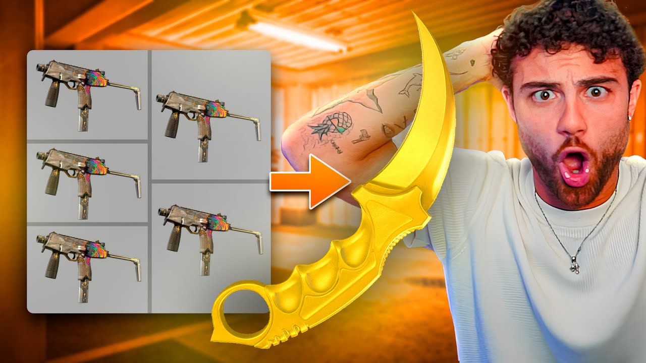 TROQUEI AS MINHAS REDS POR FACAS NO NOVO TRADE-UP (CS2)