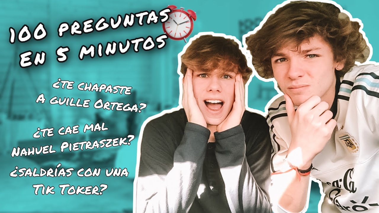 100 PREGUNTAS EN 5 MINUTOS 🤭 *CON MI HERMANO* 😂