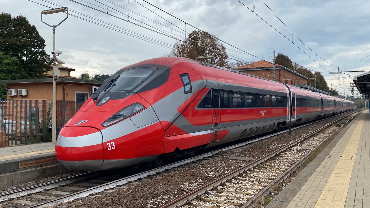 TRENI PASSEGGERI E MERCI VELOCI in transito tra CASTELFRANCO EMILIA e Rimini!