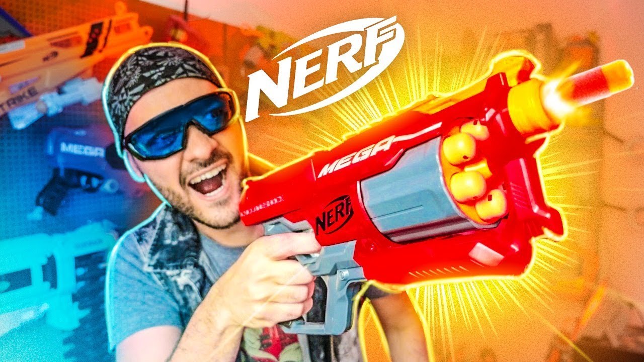 NERF CYCLONESHOCK MEGA É LENDÁRIA!