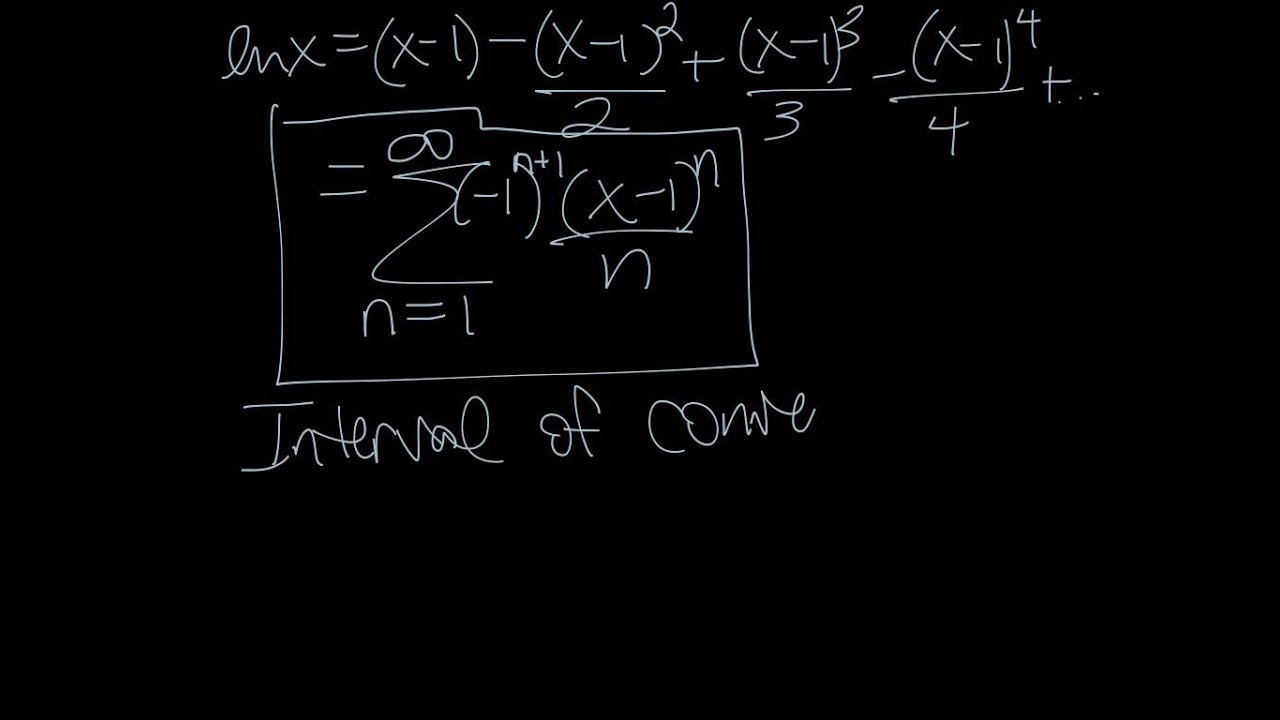 Taylor Series for ln(x)