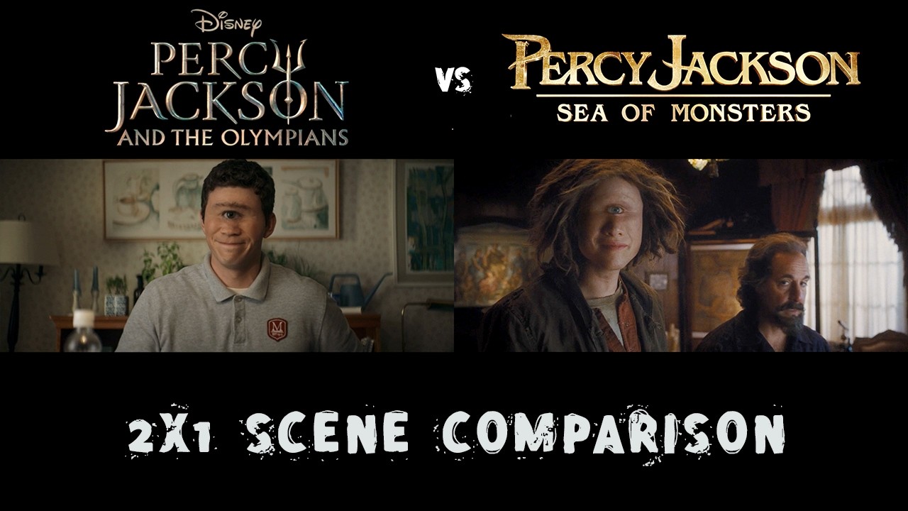 Percy Jackson and the Olympians Scene COMPARISON | S2E1 vs Sea of Monsters