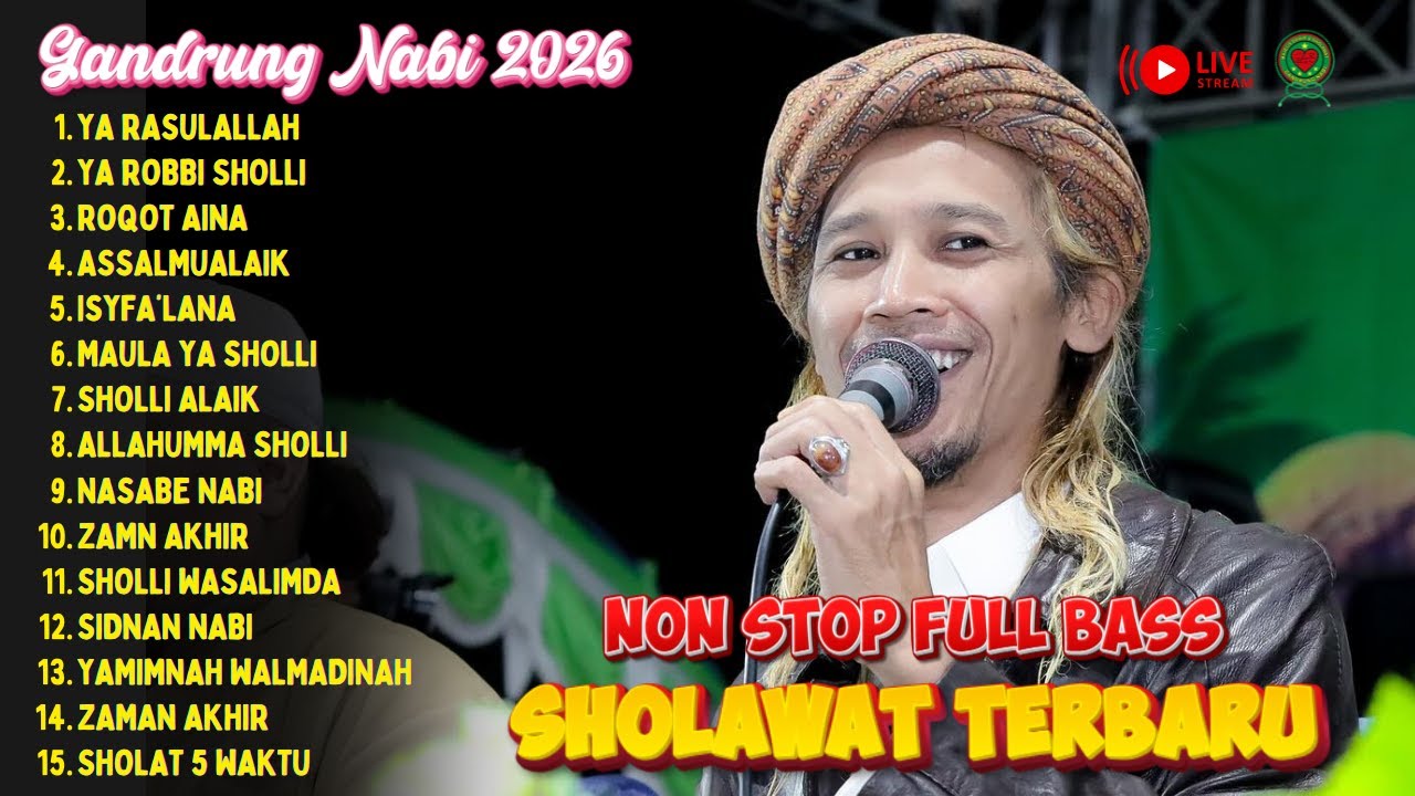 SHOLAWAT GANDRUNG NABI NONSTOP | Dzikir Malam
