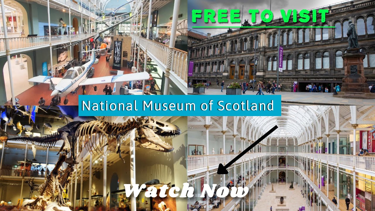 National Museum of SCOTLAND | A must visit place in Edinburgh | Part: 1 | 4K Virtual Tour.