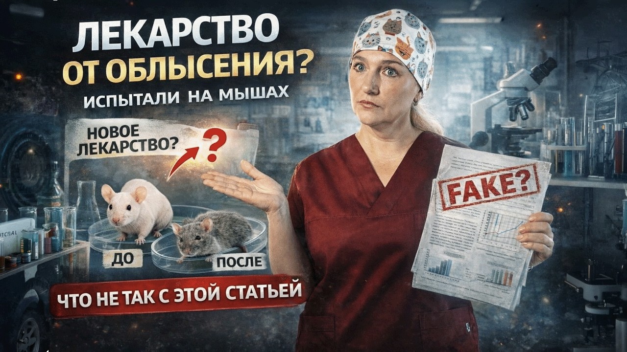 Лекарство от облысения нашли? Разбираем громкую новость про “чудо-лечение” на мышах