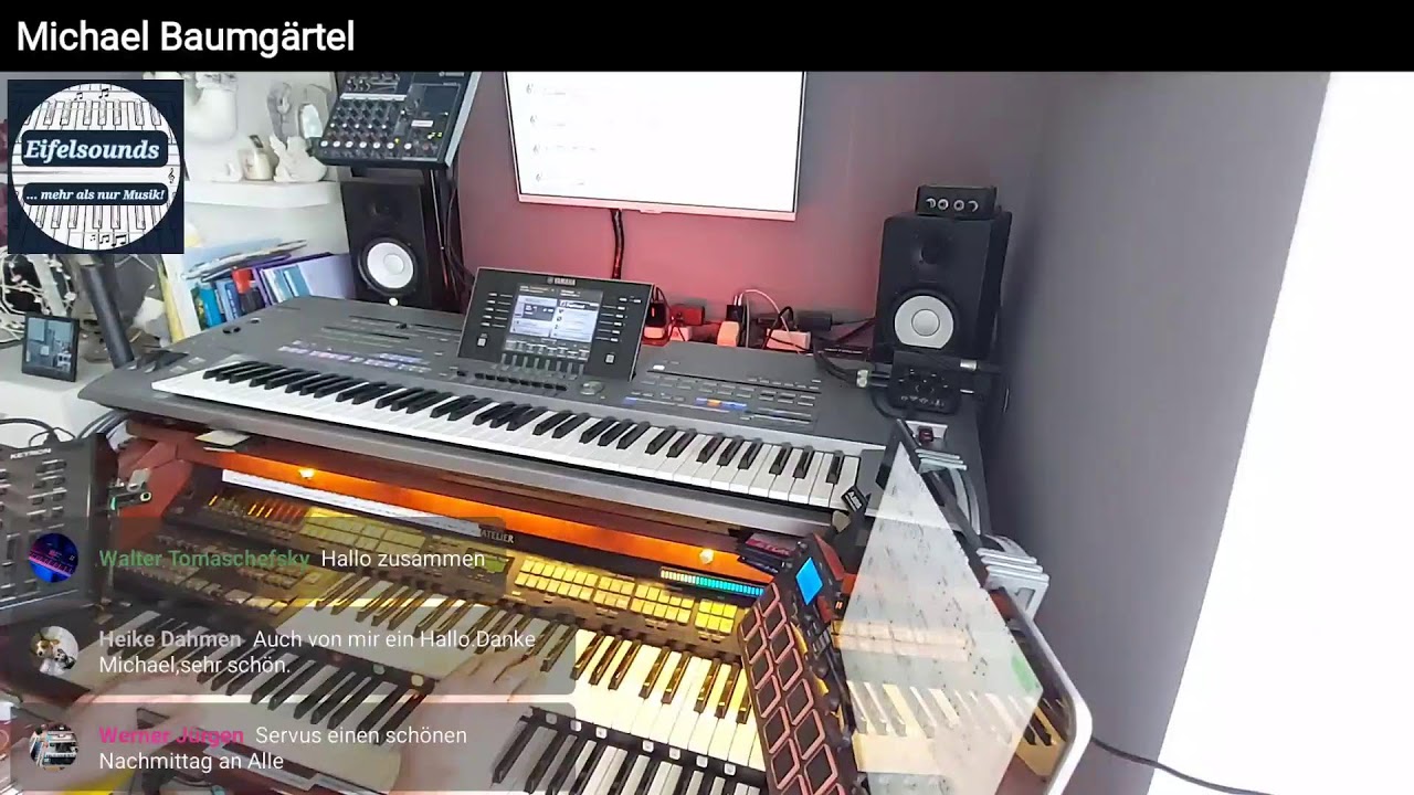 Eifelsounds Live-Cover Michael B. - Livestream - Ketron pur!