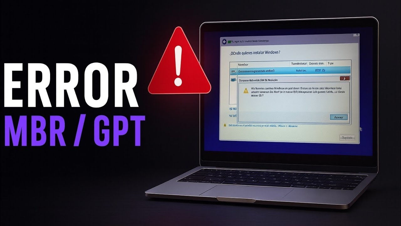 No se puede instalar Windows en este disco(MBR/GPT) | SOLUCIÓN DEFINITIVA 2025