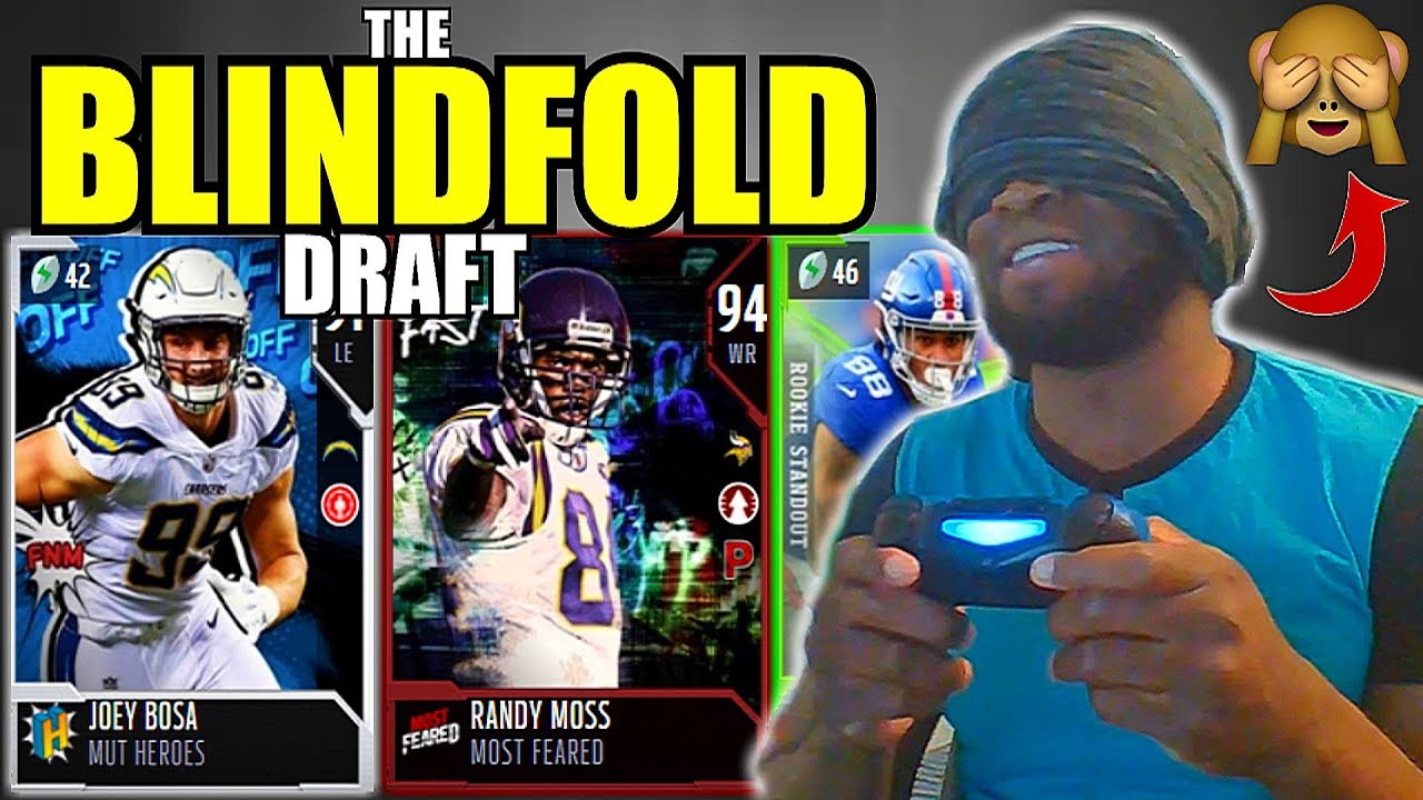 THE BLINDFOLD DRAFT! Madden 18 Draft Champions Gameplay