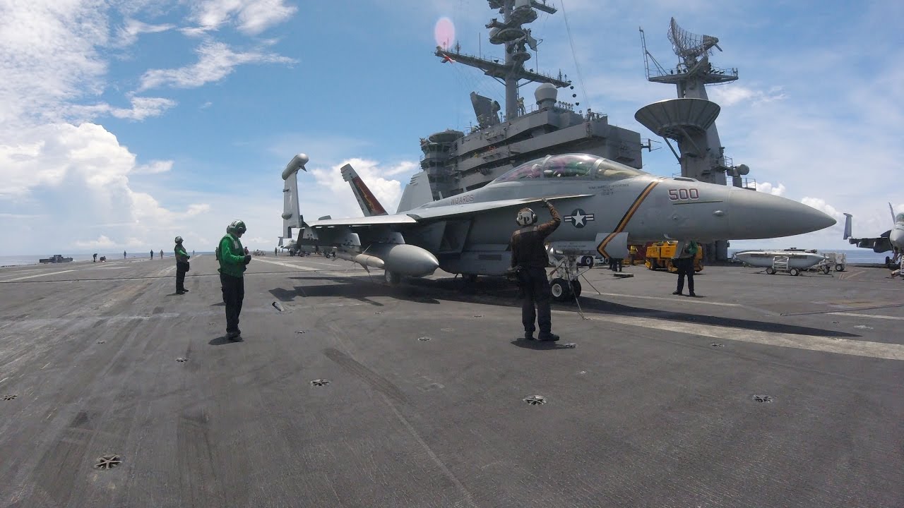 VAQ-133/CVW-9 Flight ops USS John C. Stennis
