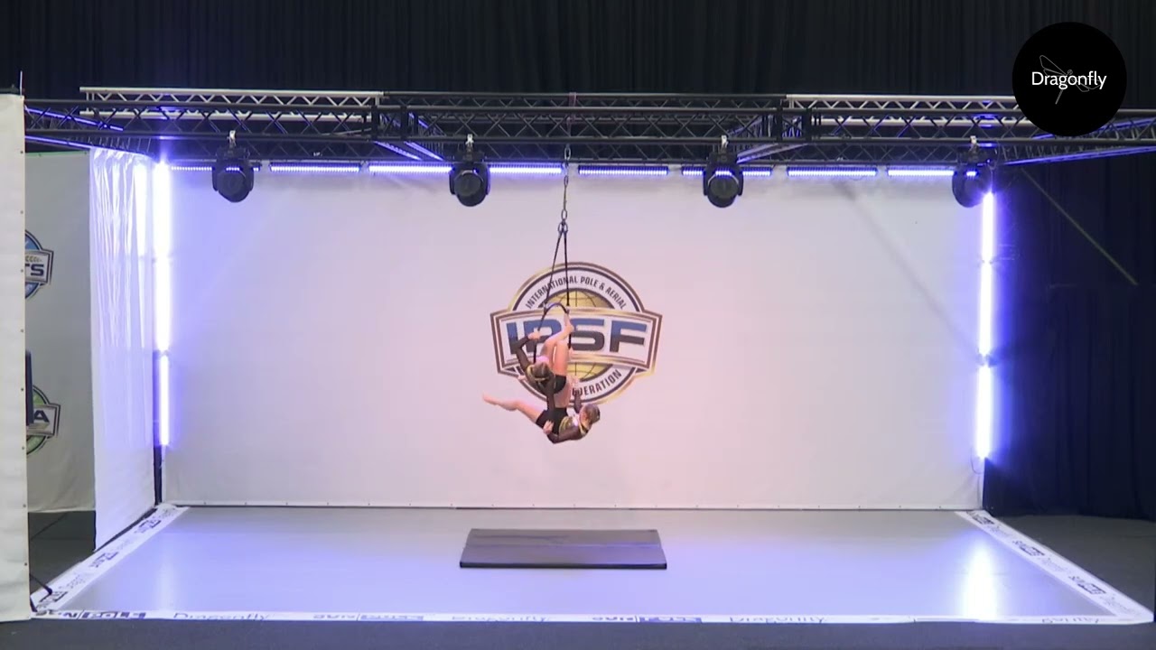 WPAC2024 AERIAL HOOP SPORTS YOUTH DOUBLES Cl&eacute;a Boand & Ma&eacute;lie Lenweiter Switzerland