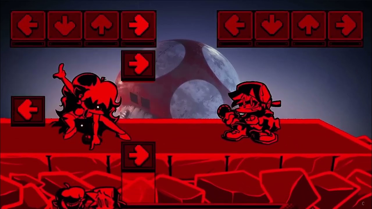 FNF Paranoia V4 but Reversed