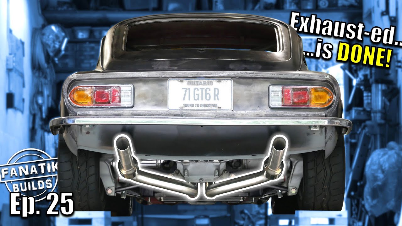 Кастомный выхлоп готов! Сборка Pro Touring V8 Triumph – проект GT6 с двигателем LS – Эпизод 25