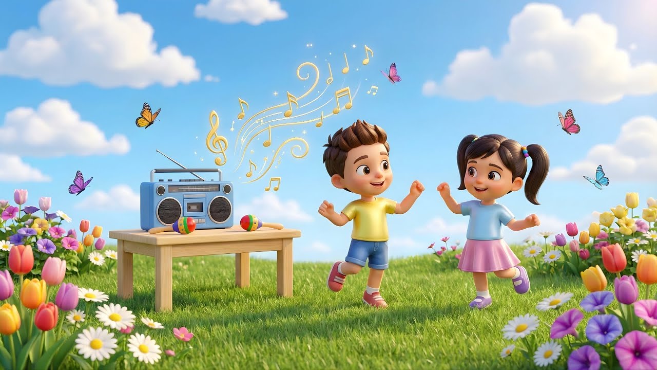 Shake Shake Wow! | Kids Dance Party Song | Nursery Rhymes & Learning Songs | Rishik Films #kids