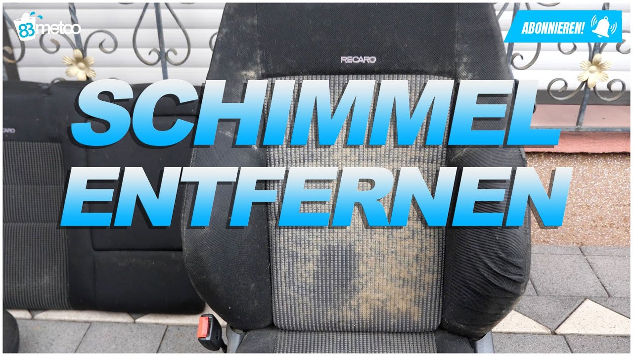 EKELHAFT! Schimmel von Autositzen entfernen | Autositze reinigen | Mellerud Schimmel Entferner