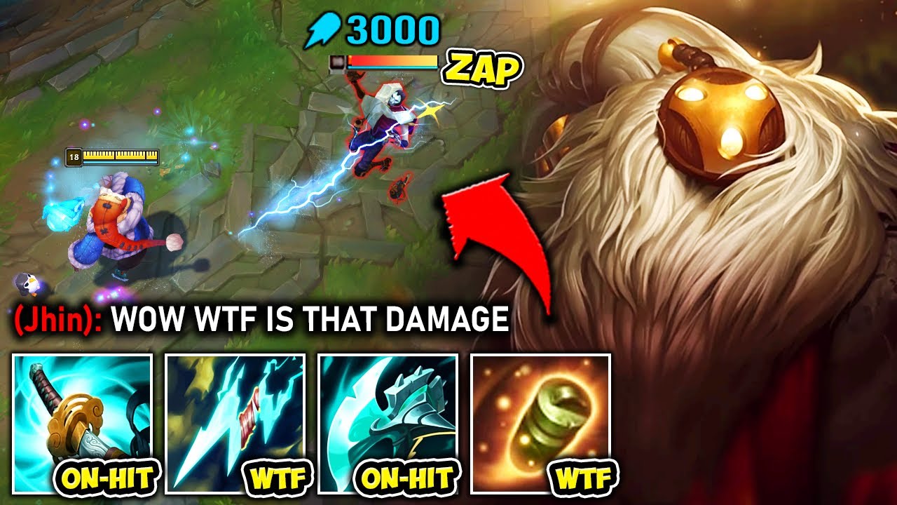 On-Hit Bard ZAPS your entire health bar with one auto (MEEPS ARE CRACKED)