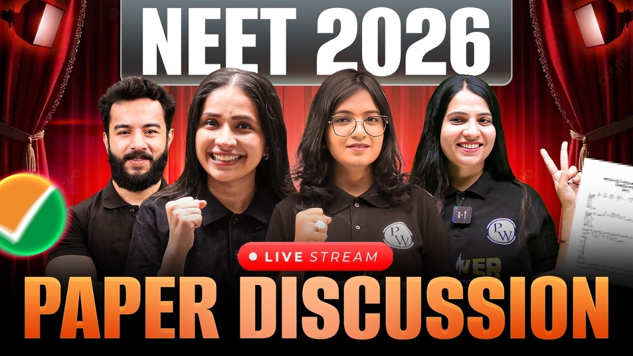 NEET 2026 Paper Analysis 🔴 | Easy or Tough? Full Solutions & Cutoff | PW  | Physics Wallah