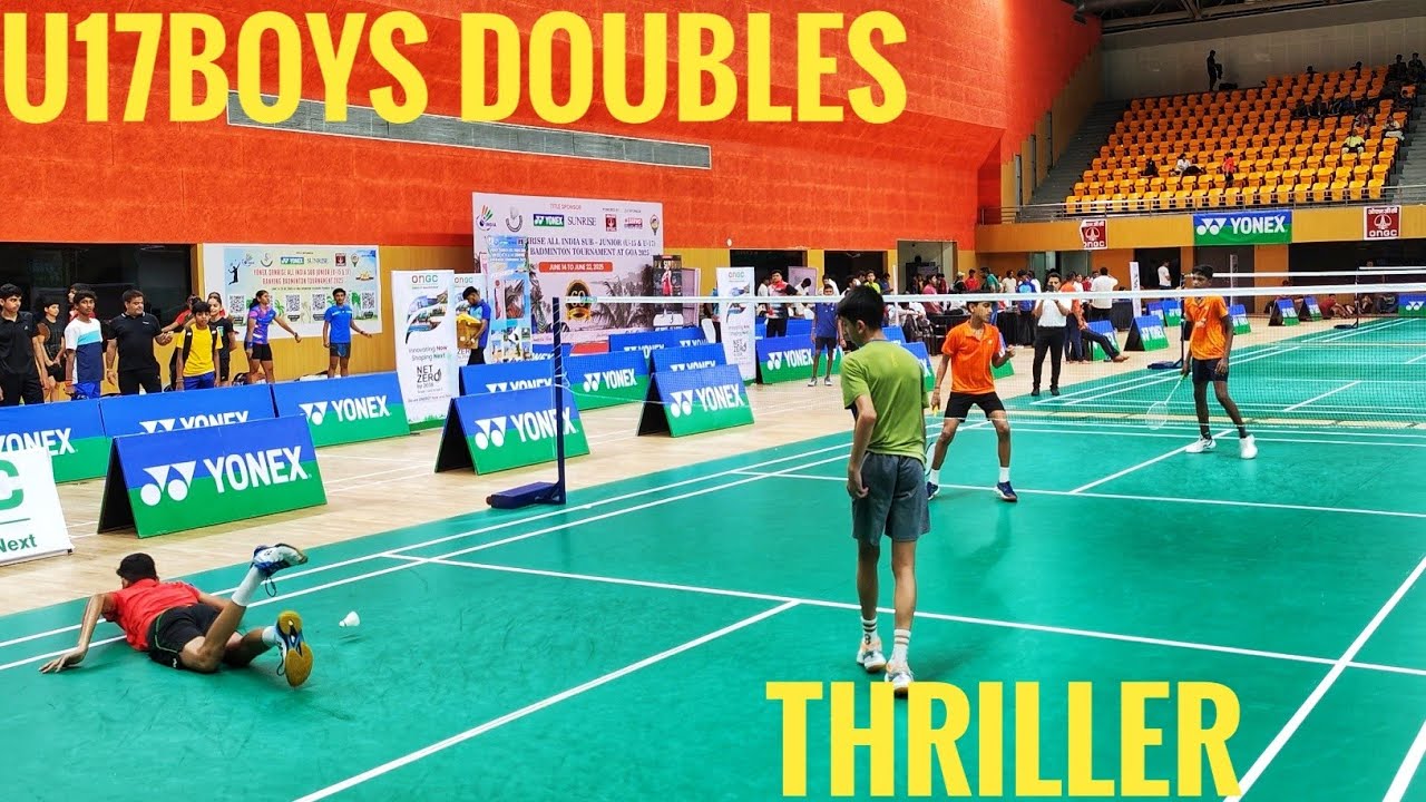 KRITAGYA/VIRAJ Vs SATVIK PRABHU/HARSHAVARDHAN:YONEX SUNRISE ALL INDIA SUB JUNIOR RANKING TOURNAMENT