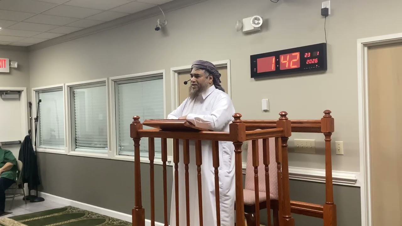 January 23, 2026 Khutbah: Preparing for Ramadan During Shaban by Brother Hani Abu Nasser