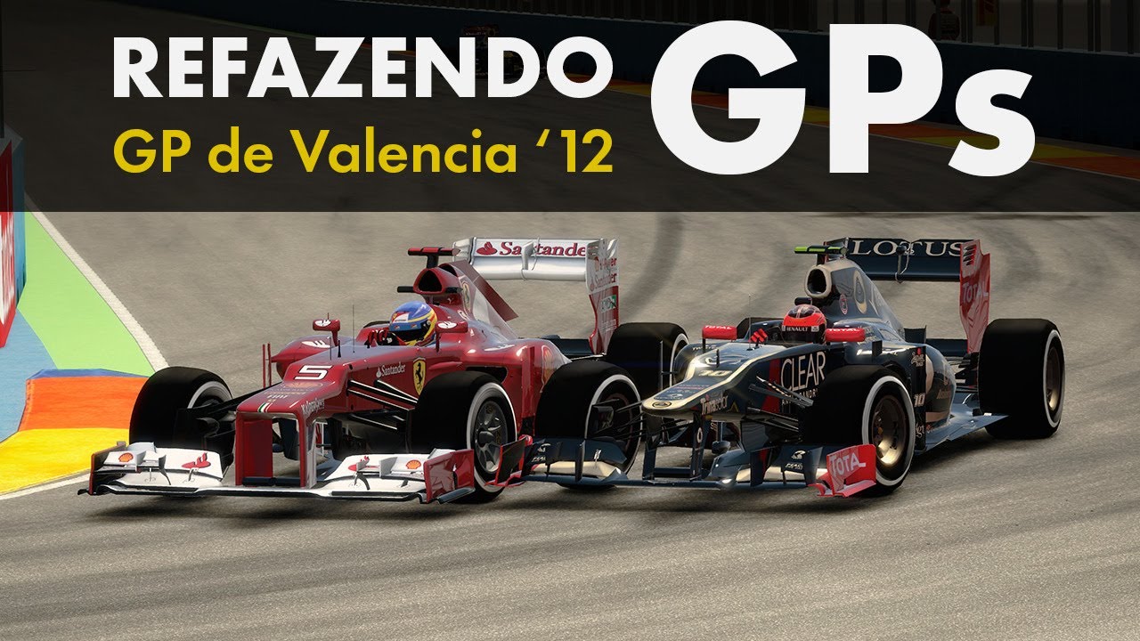 Flagamer refaz o GP de Val&ecirc;ncia de 2012 no jogo F1 2012 | Refazendo GPs #04