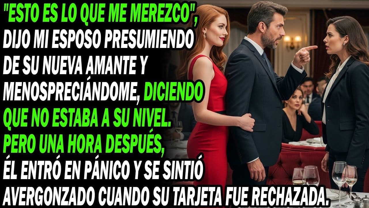 Esposo Alardeó Amante ¡Esto Es Clase!  1h Después, 💳 😈 Todas Sus Tarjetas Rechazadas