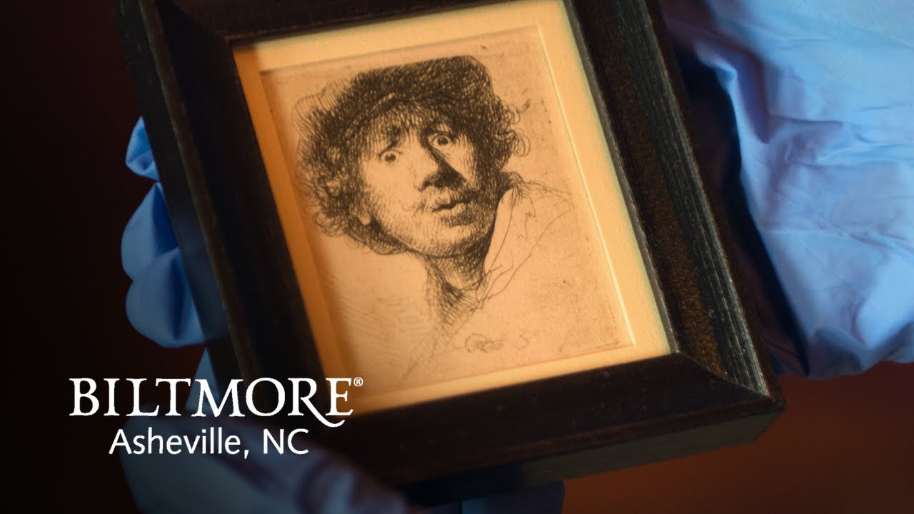 Rembrandt Etchings in the Oak Sitting Room | Biltmore Preservation Stories